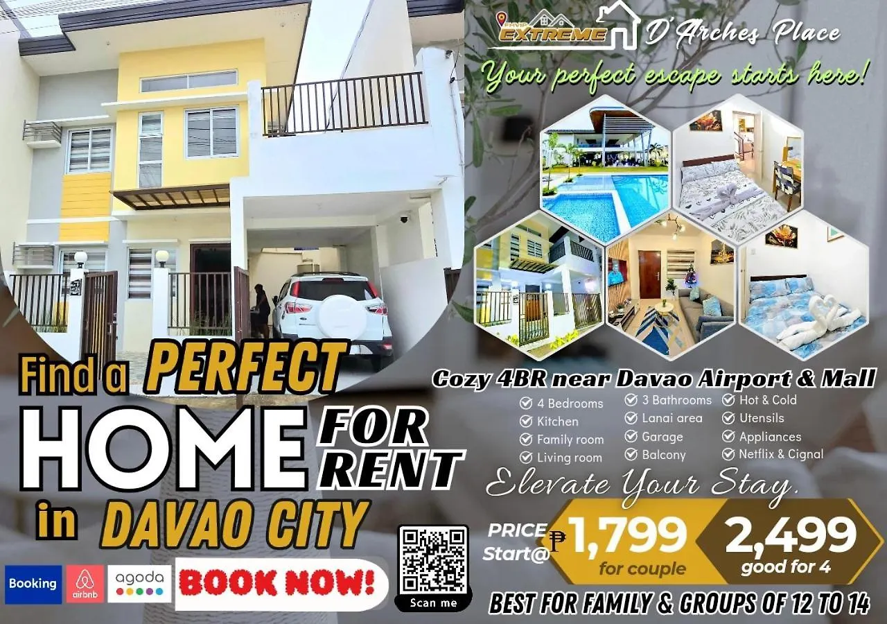 Cozy 4Br Diamond Near Airport D'Arches Place Davao City